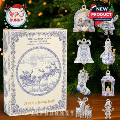 Christmas Toile de Jouy Advent Calendar 2025