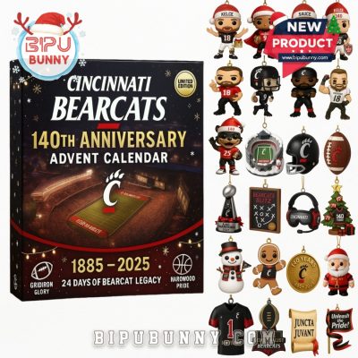 Cincinnati Bearcats 140th Anniversary Advent Calendar 2025
