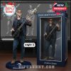 Stefan Lessard band figurine with bass guitar on branded stand next to matching box and 3D render scene!