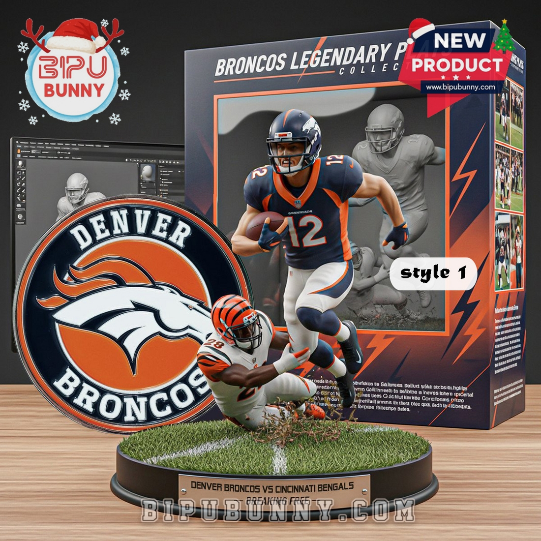 Denver Broncos 2025 Acrylic Plaque Denver Broncos 2025 Acrylic Plaque