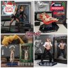 Four Doja Cat figures featuring signature poses and outfits, with matching display boxes, set on a desk with modeling software in the background!