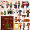 Friends 2025 Advent Calendar with character figurines and themed holiday items!