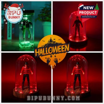 Halloween Water Column Lamp Ornaments Night Light Decoration
