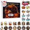 Pumpkin-lit ghost reading advent calendar in Style 2 with cozy Halloween vibes and acrylic ghost decor!