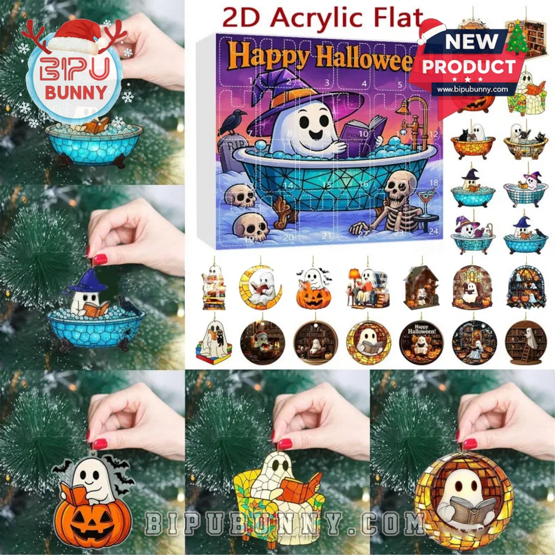 Happy Halloween Ghost Reading Advent Calendar 2025 Happy Halloween Ghost Reading Advent Calendar 2025