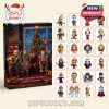 Merry Creepmas Advent Calendar with collectible horror figures in Christmas outfits ready for holiday festivities.