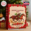 Colorful holiday-themed advent box showing a racing scene and rose accents, placed beneath a Christmas tree for seasonal display!