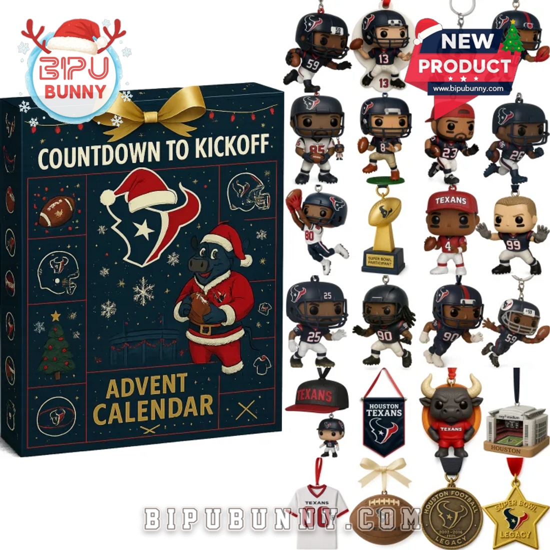 Houston Texans Countdown to Kickoff Advent Calendar Houston Texans Countdown to Kickoff Advent Calendar