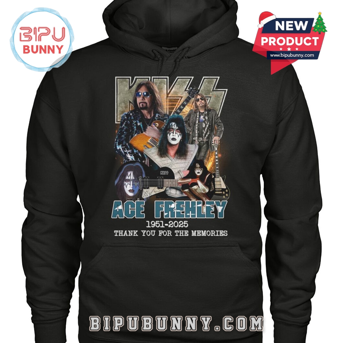 Kiss Ace Frehley 1951 – 2025 Thank You For The Memories T-Shirt Kiss Ace Frehley 1951 – 2025 Thank You For The Memories T-Shirt