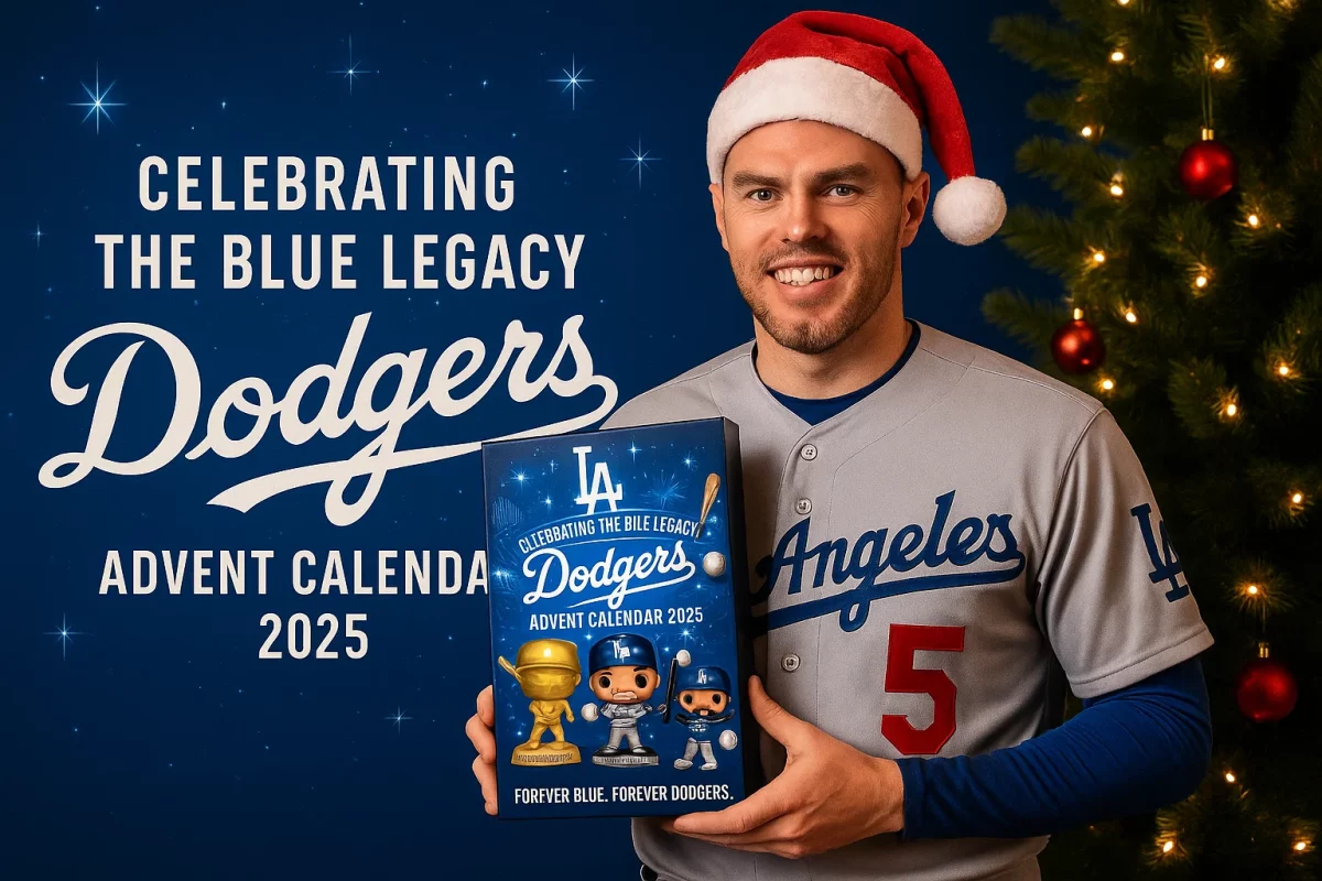 Los Angeles Dodgers Advent Calendar 2025 with 24 collectible mini ornaments