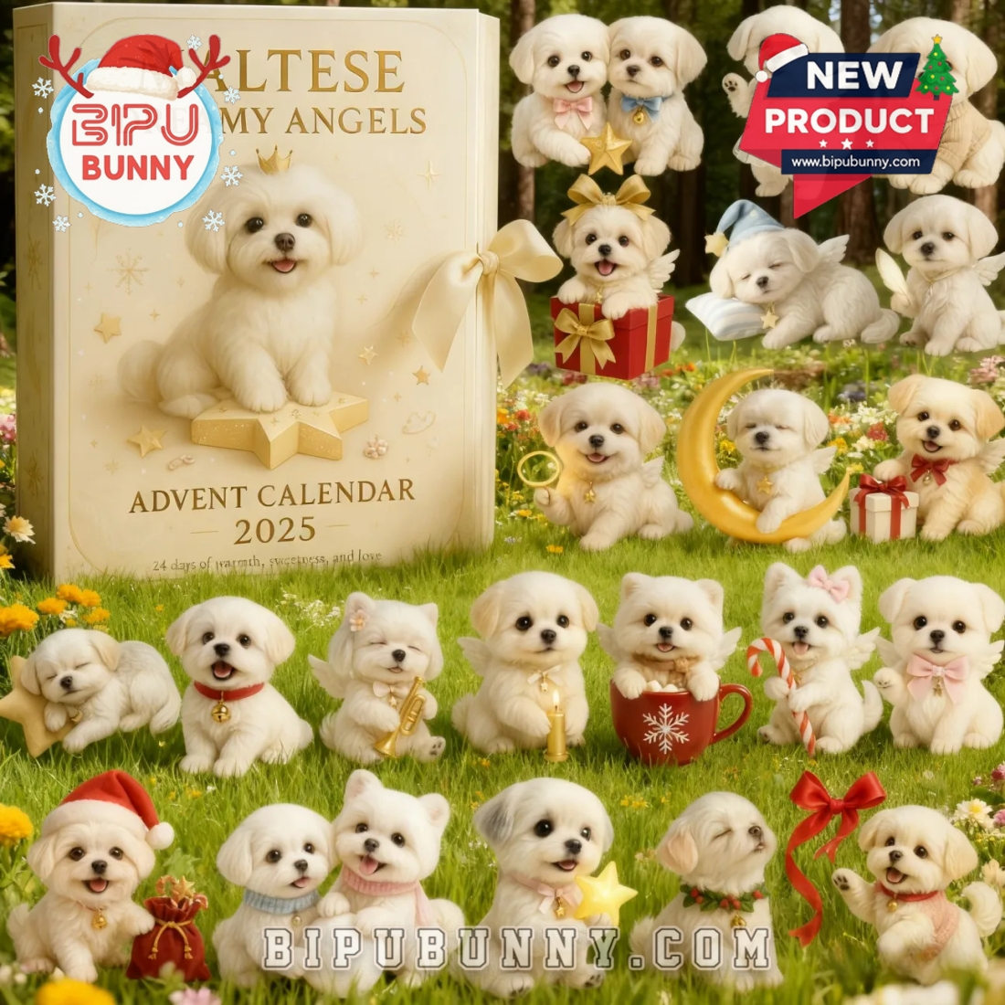 Maltese Dreamy Angels Advent Calendar 2025 Maltese Dreamy Angels Advent Calendar 2025
