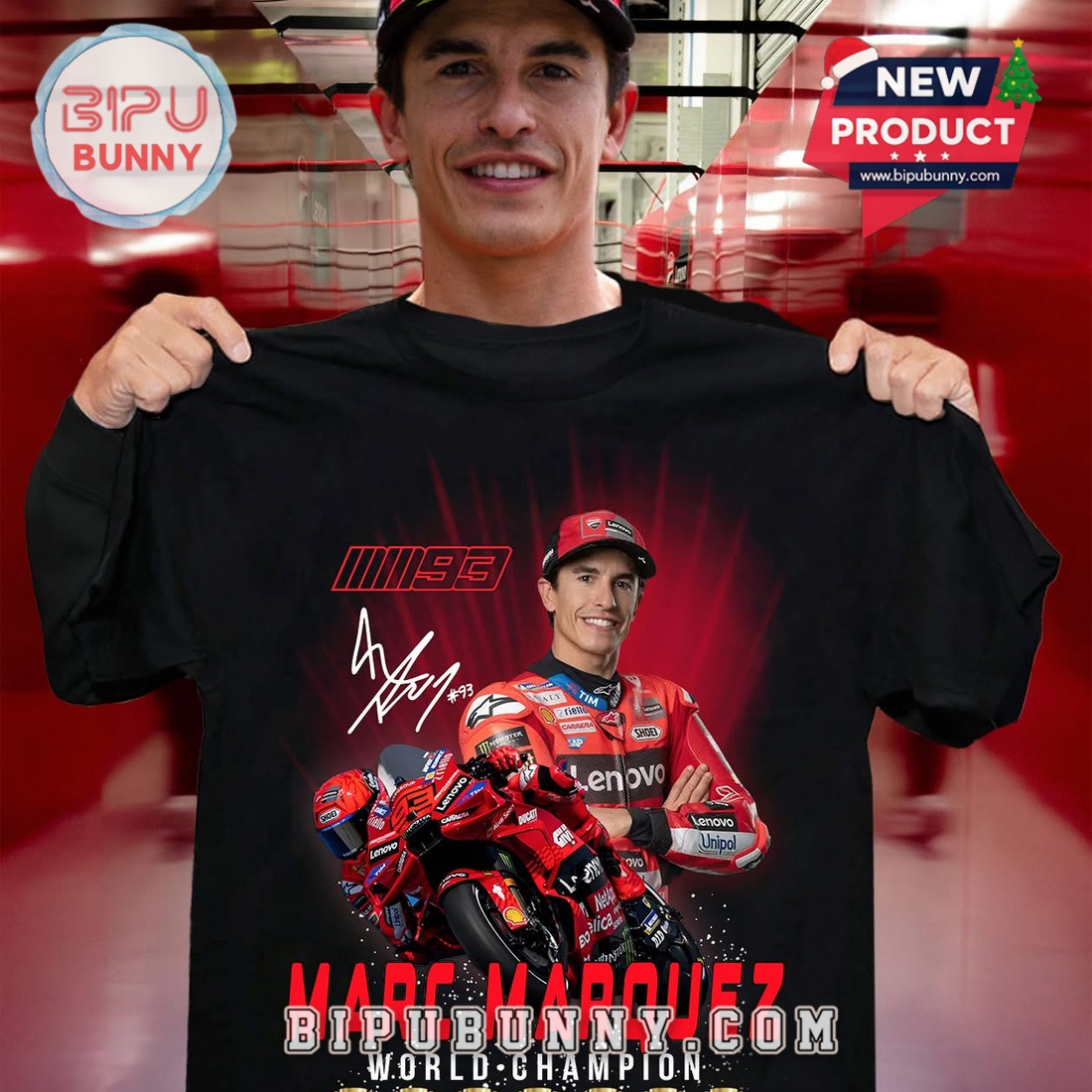 Marc Marquez World Champions 2025 Tee T-Shirt Marc Marquez World Champions 2025 Tee T-Shirt