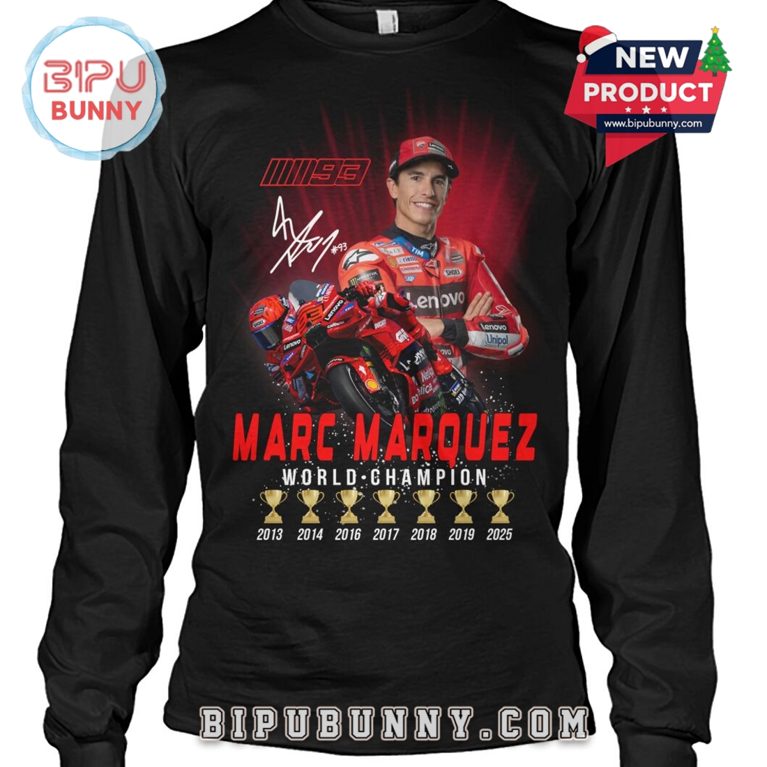 Marc Marquez World Champions 2025 Tee T-Shirt Marc Marquez World Champions 2025 Tee T-Shirt