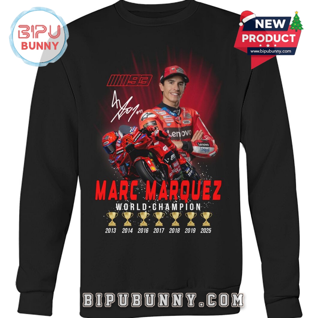 Marc Marquez World Champions 2025 Tee T-Shirt Marc Marquez World Champions 2025 Tee T-Shirt
