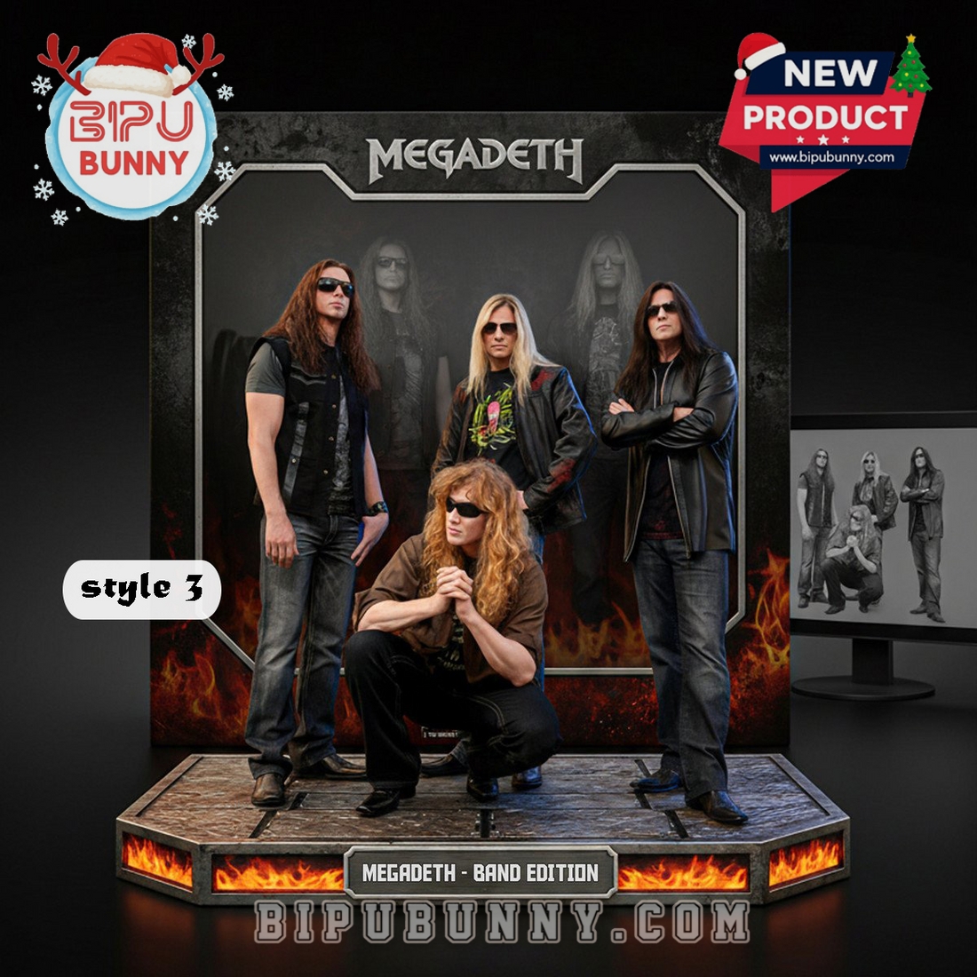 Megadeth Band Acrylic Plaque 2025 Megadeth Band Acrylic Plaque 2025