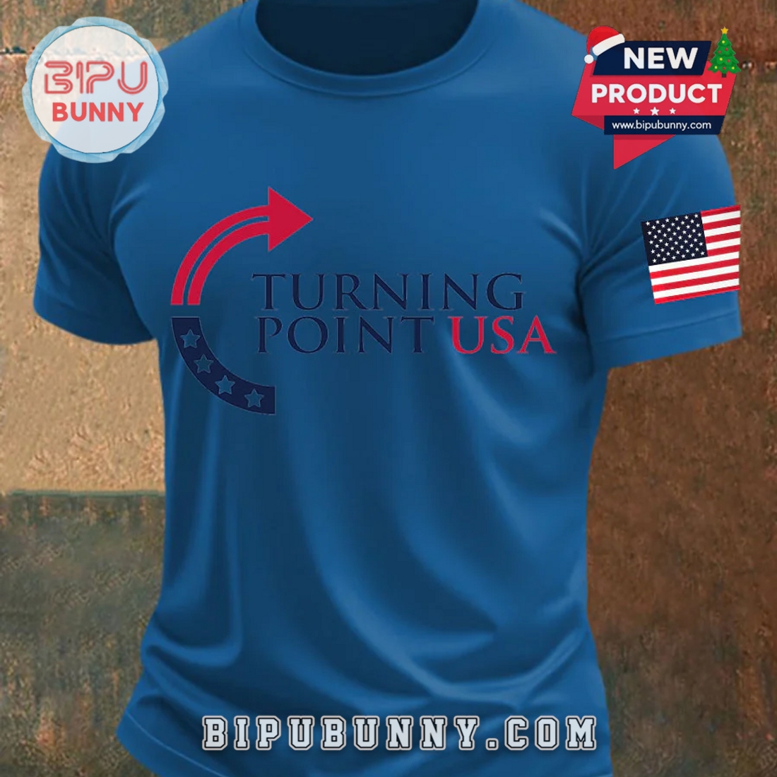 Men’s Charlie Kirk Turning Point USA Trump Commemorative T-Shirt Men’s Charlie Kirk Turning Point USA Trump Commemorative T-Shirt