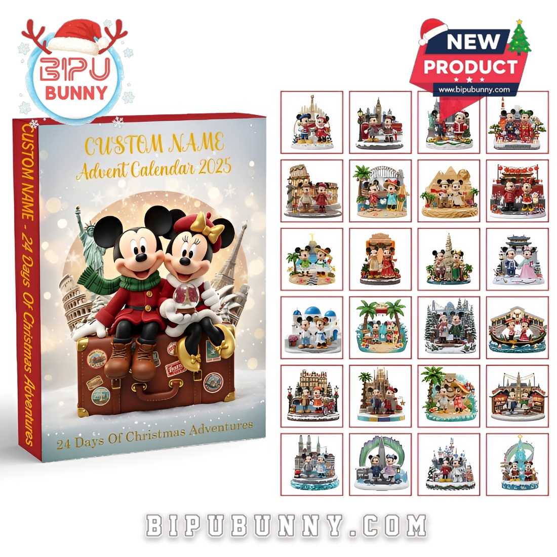 Mickey & Minnie Custom Advent Calendar 2025 Mickey & Minnie Custom Advent Calendar 2025