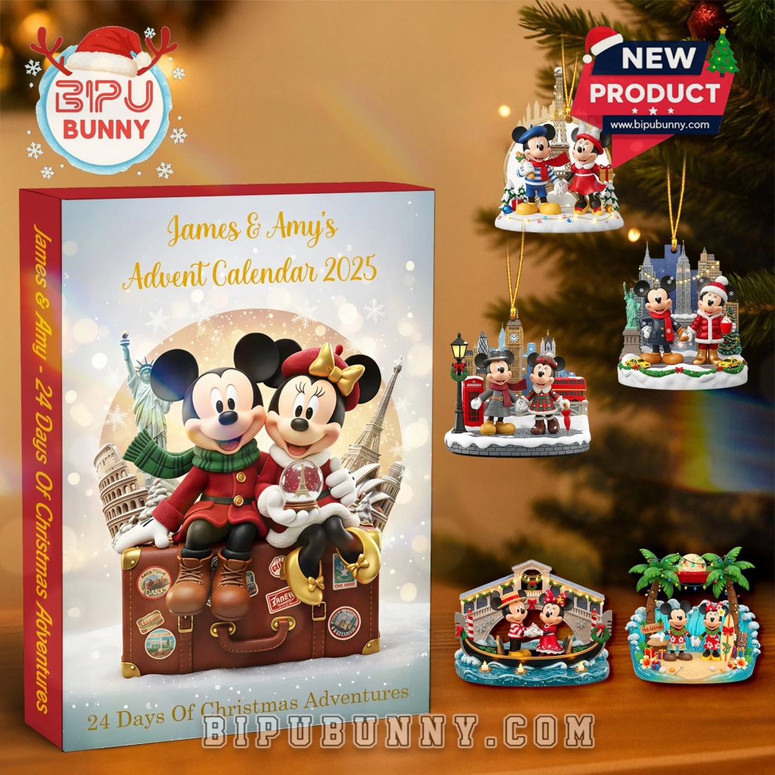 Mickey & Minnie Custom Advent Calendar 2025 Mickey & Minnie Custom Advent Calendar 2025