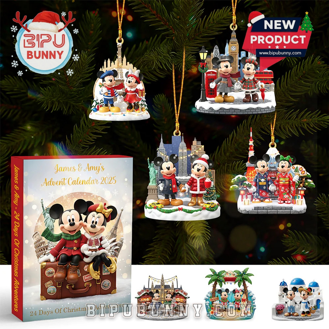 Mickey & Minnie Custom Advent Calendar 2025 Mickey & Minnie Custom Advent Calendar 2025