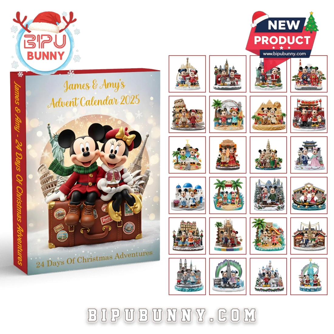 Mickey & Minnie Custom Advent Calendar 2025 Mickey & Minnie Custom Advent Calendar 2025