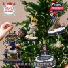 Milwaukee Brewers player ornaments hanging on a decorated Christmas tree!