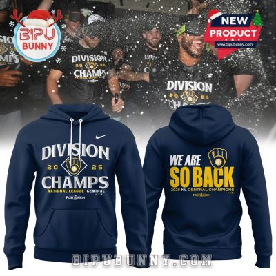 Milwaukee Brewers 2025 National League Central Hoodie