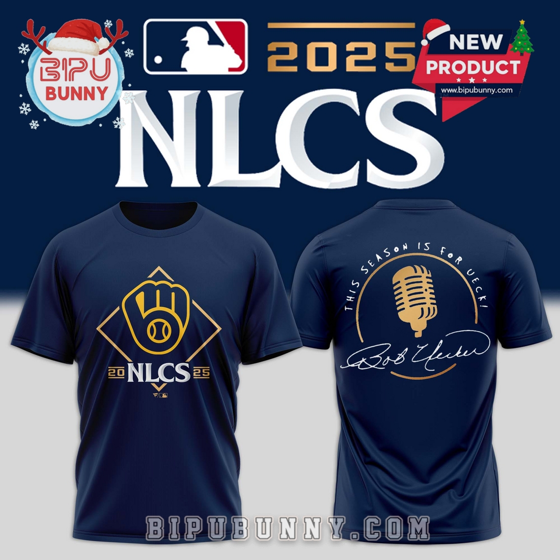 Milwaukee Brewers 2025 NLCS Playoff Hoodie Milwaukee Brewers 2025 NLCS Playoff Hoodie