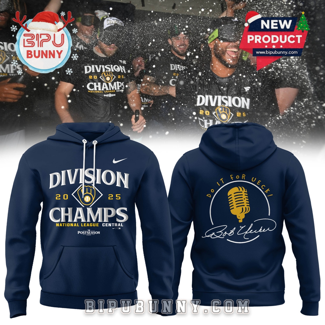 Milwaukee Brewers Division Champs 2025 Hoodie Milwaukee Brewers Division Champs 2025 Hoodie