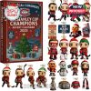 Montreal Canadiens Stanley Cup Champions Advent Calendar with collectible figures and festive decorations.