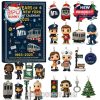 MTA 2025 Advent Calendar celebrating 60 years with collectible figurines of MTA staff and subway trains.