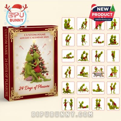 Naughty Green Couple Christmas Advent Calendar 2025
