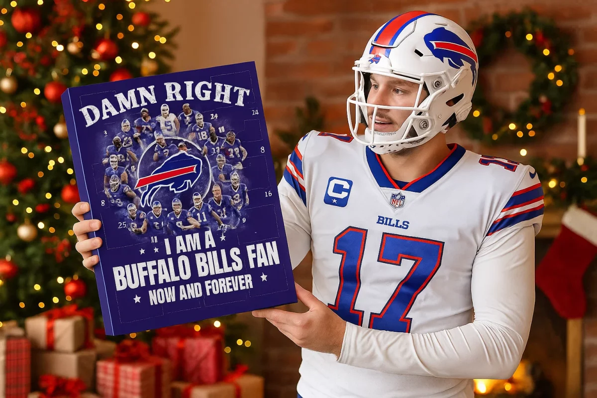 NFL Buffalo Bills Advent Calendar 2025 with mini figurines and team collectibles