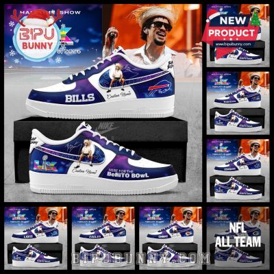 NFL x Bad Bunny 2026 Super Bowl LX Air Force 1 Sneakers NFL x Bad Bunny 2026 Super Bowl LX Air Force 1 Sneakers