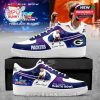 Custom Nike Air Force 1 sneakers with the Baltimore Ravens logo and BeNito Bowl theme.