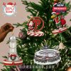 Exclusive Philadelphia Phillies-themed ornaments from the Advent Calendar 2025, including a logo ornament and mascot figure.