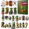 Rat Fink-themed advent calendar with 24 garage-inspired hanging ornaments featuring edgy designs, gritty textures, and iconic characters!