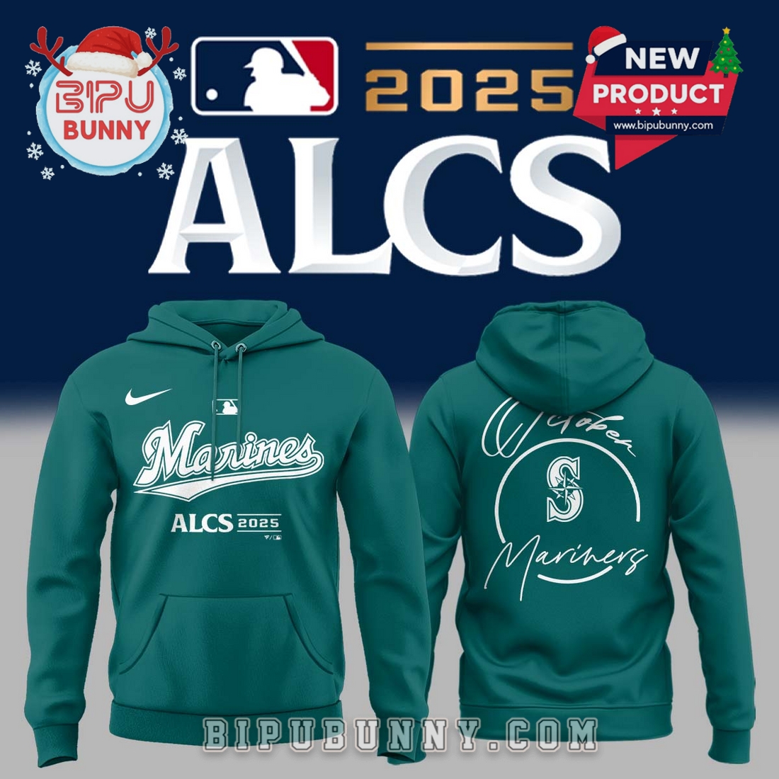 Ride the Wave Mariners ALCS 2025 Hoodie Ride the Wave Mariners ALCS 2025 Hoodie
