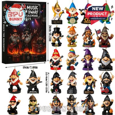 Rock Music Garden Dwarf Advent Calendar 2025