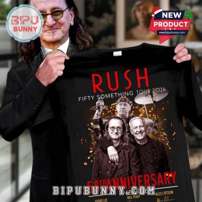 Rush 58th Anniversary 1968 – 2026 Thank You For The Memories T-Shirt