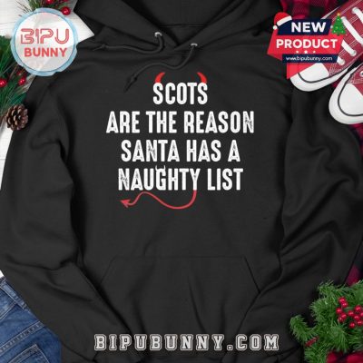 Scots Are The Reson Santa Naughty List T-Shirt