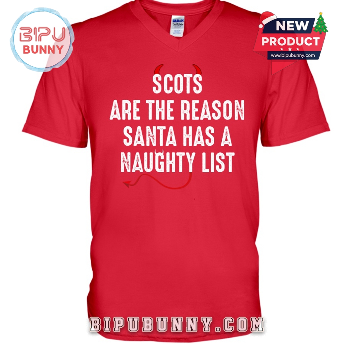 Scots Are The Reson Santa Naughty List T-Shirt Scots Are The Reson Santa Naughty List T-Shirt