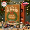 The Dukes of Hazzard Advent Calendar with figurines of characters and the General Lee car.