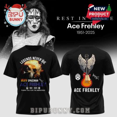 The Legends Never Die Ace Frehley Tribute Hoodie
