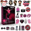 Yungblud advent calendar with collectibles and merchandise around it.