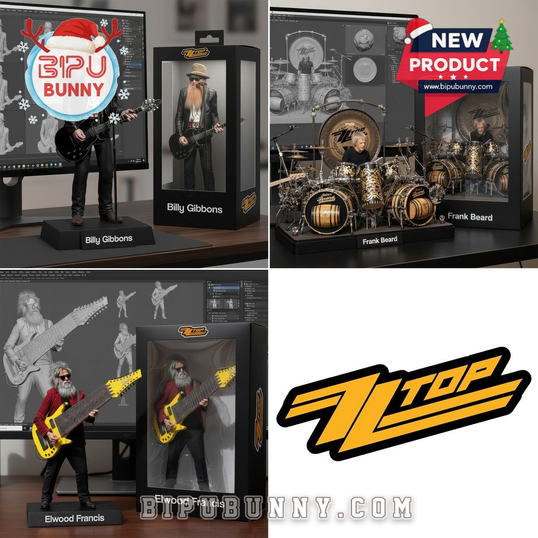 ZZ Top Band Acrylic Plaque 2025 ZZ Top Band Acrylic Plaque 2025