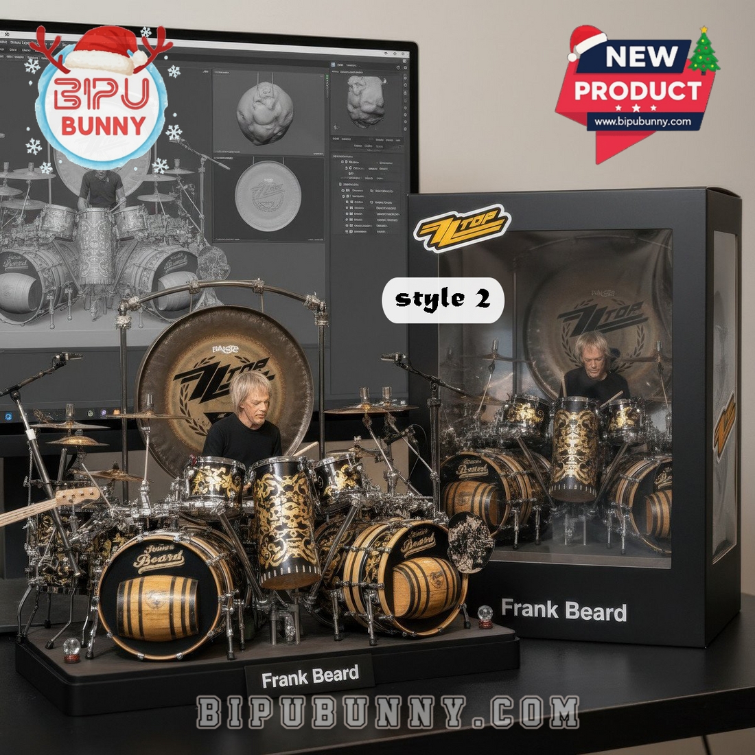 ZZ Top Band Acrylic Plaque 2025 ZZ Top Band Acrylic Plaque 2025