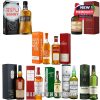 Selection of top-tier whisky bottles with brand packaging from the Christmas alcohol calendar!