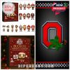 Ohio State Buckeyes themed Advent Calendar 2025 featuring collectible ornaments, football-inspired designs, and holiday decorations for fans and families!