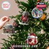 Christmas tree decorated with Alabama University ornaments from the 2025 Advent Calendar, showing detailed sports and holiday elements!