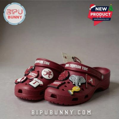 Alabama Crimson Tide Football Crocs Clogs